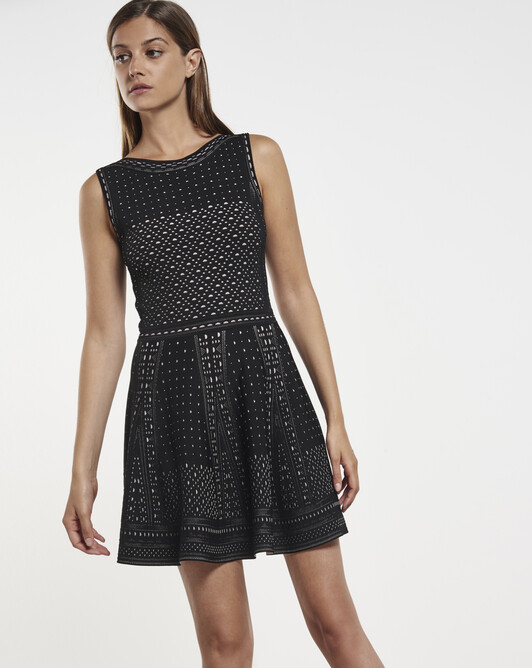 viscose dress - noir