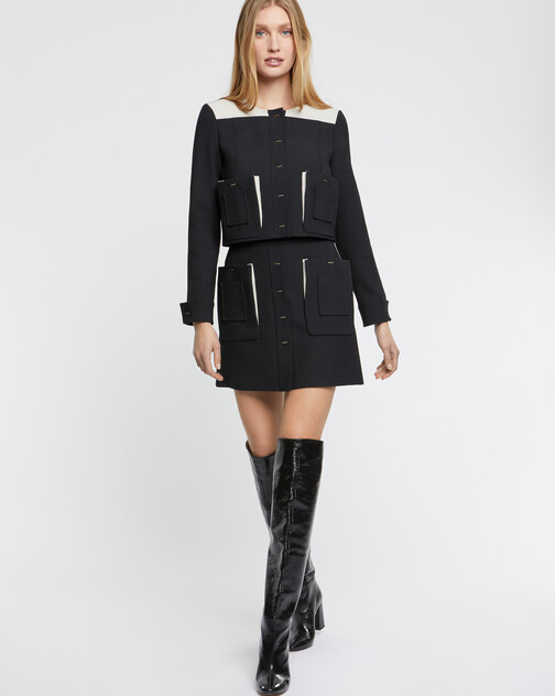 Veste courte à poches