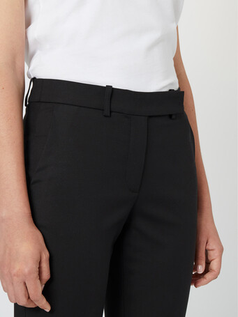 Cotton tricotine pants - Noir