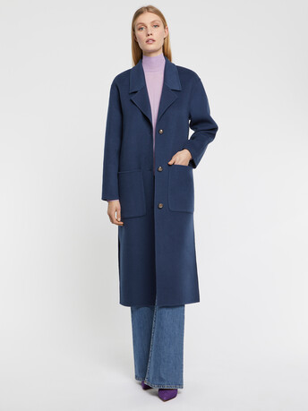 Manteau long en laine et cachemire - Orage