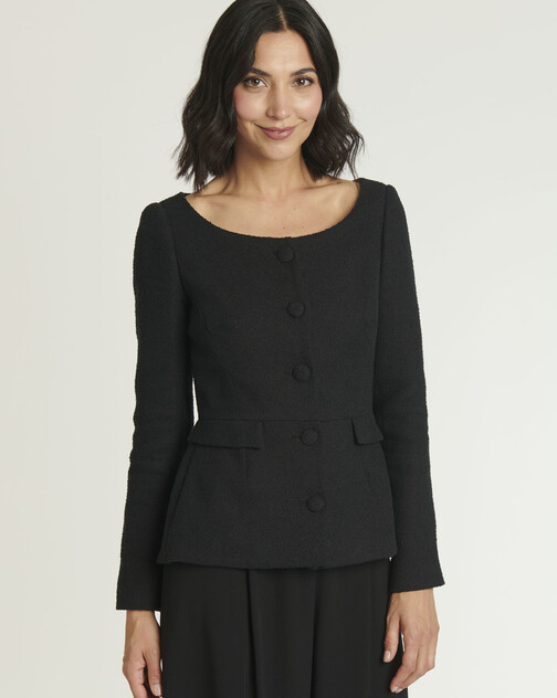 Veste en coton crêpe