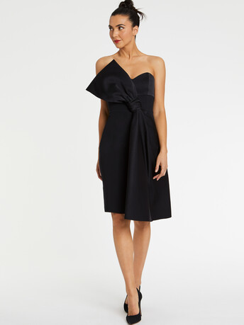 WOVEN DRESS - Noir