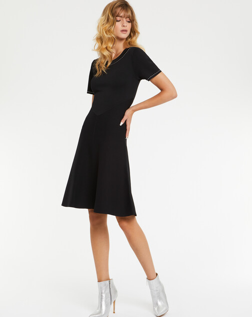 Robe patineuse en viscose milano