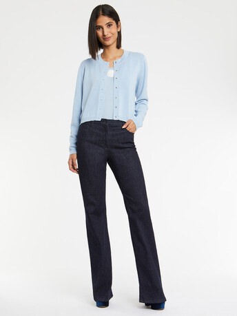 Cardigan en coton - Ciel
