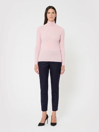 Merino wool sweater - Rose pale