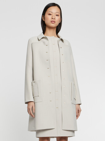 Manteau mi-long à poches - Pierre