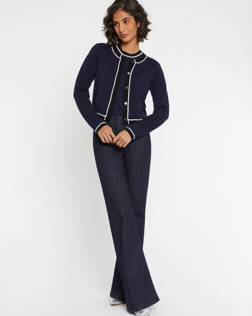 Cardigan en laine et cachemire