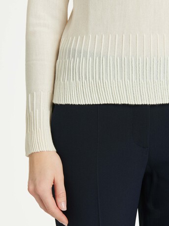 PULL - Blanc casse
