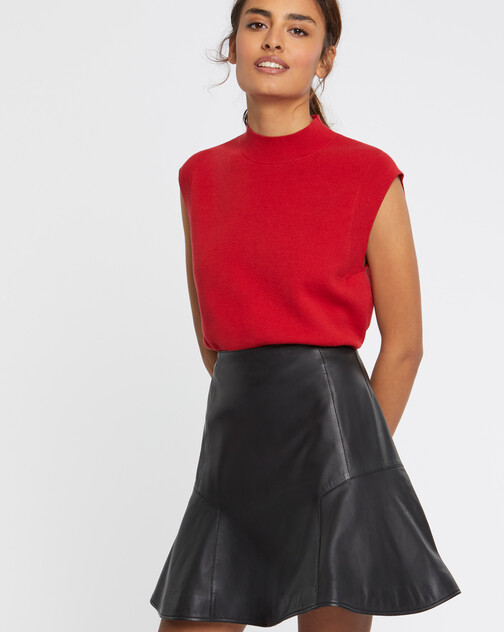 Pull sans manches en viscose
