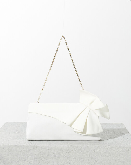 Pochette en ottoman stretch