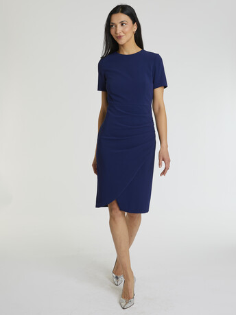 WOVEN DRESS - Indigo