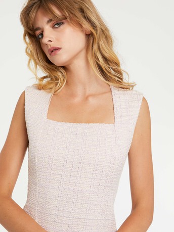 WOVEN DRESS - Rose