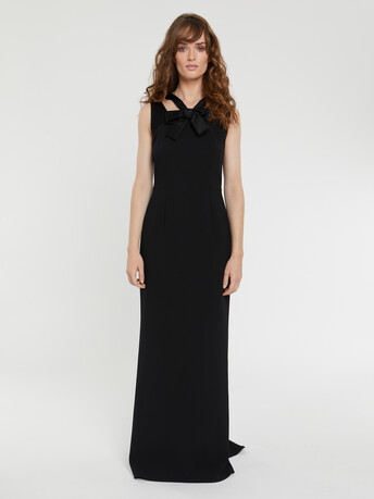 WOVEN DRESS - Noir