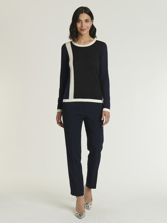 PULL - Noir / marine