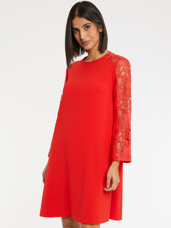 WOVEN DRESS - Sanguine