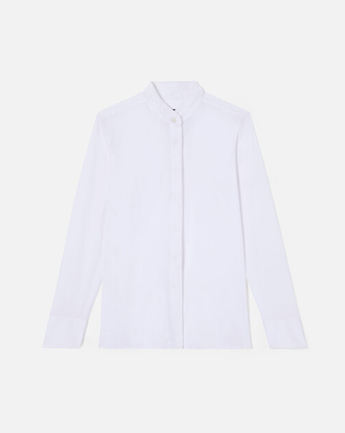 Chemise en popeline de coton stretch