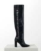Bottes en clearance vinyle noir
