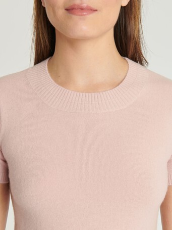 KNITTED SWEATER - Poudre