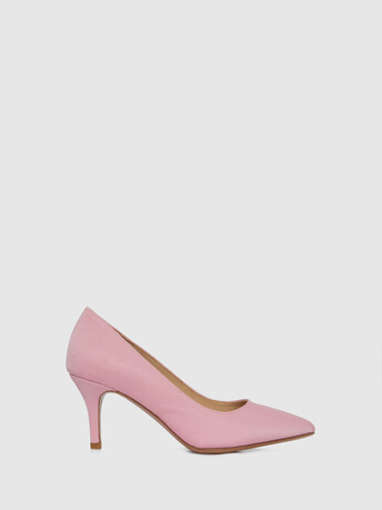 Ottoman pumps - Candy pink