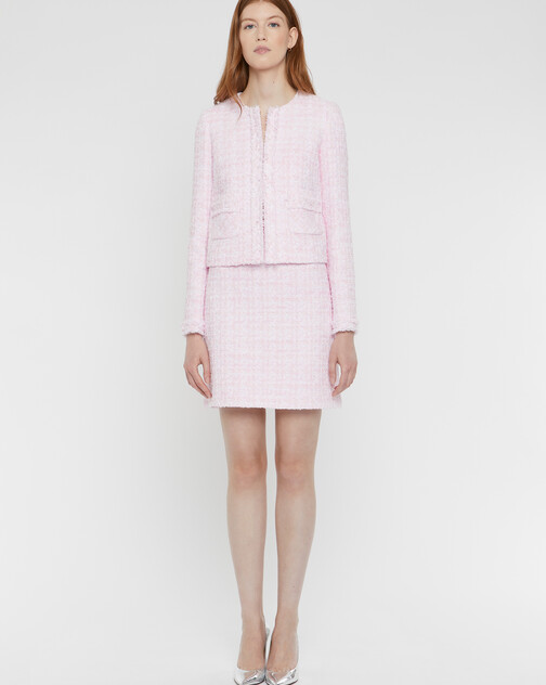Ribbon-tweed jacket