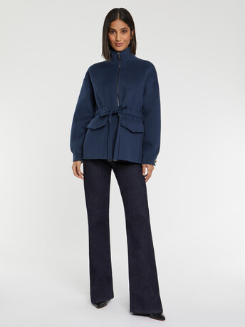 Manteau court en laine et cachemire - Orage