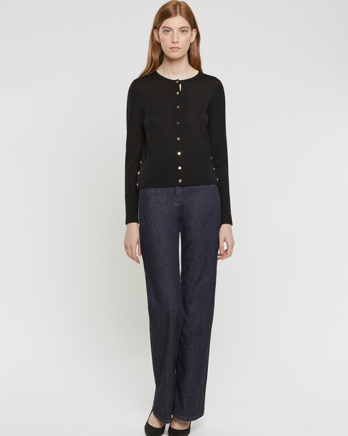 Merino-wool cardigan