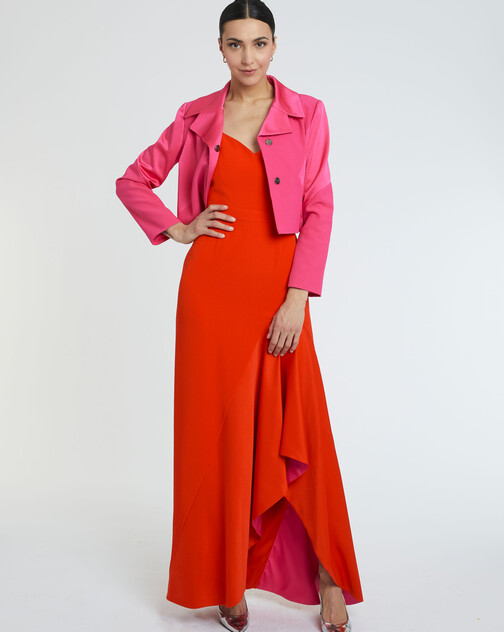 WOVEN SUIT JACKET