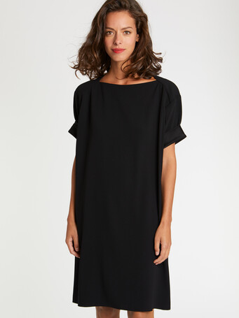 WOVEN DRESS - Noir