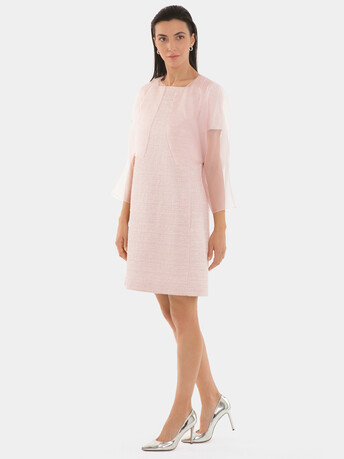BOLÉRO EN ORGANZA DE SOIE - Dragee