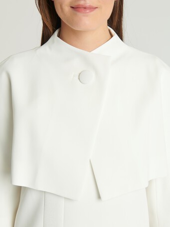 WOVEN SUIT JACKET - Off white