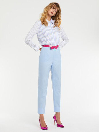 WOVEN PANTS - Sky blue