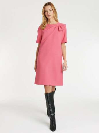 WOVEN DRESS - Pink