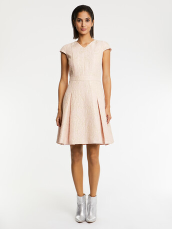 WOVEN DRESS - Dragee