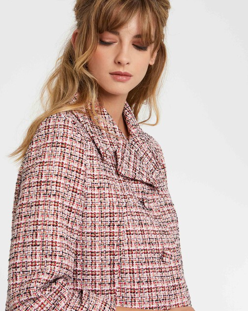 WOVEN SUIT JACKET