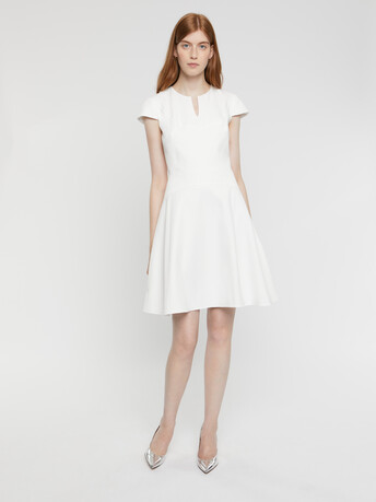 Robe en coton couture - Blanc