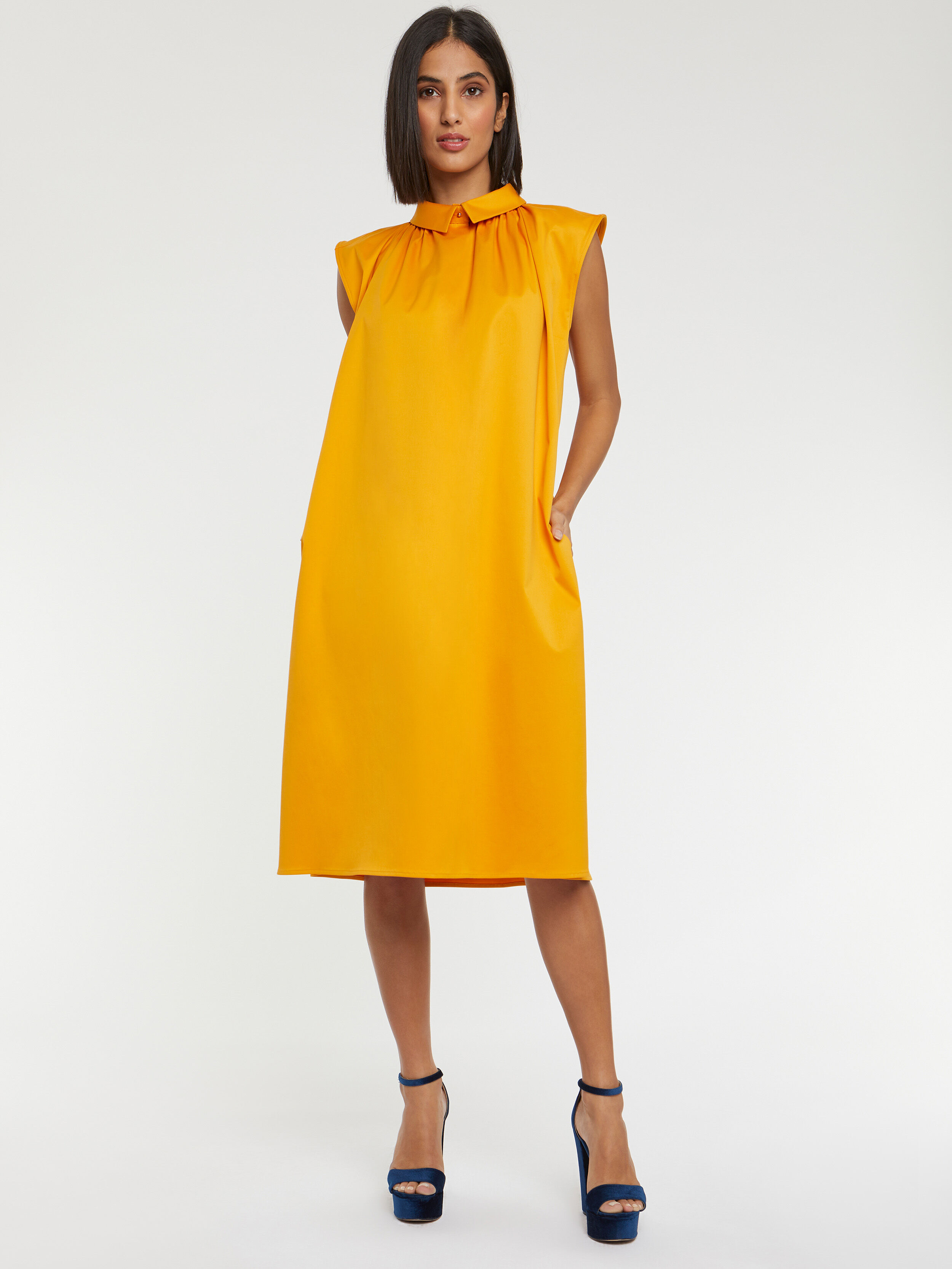 Robe satin shop de coton