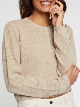 Cardigan en cachemire - Sable