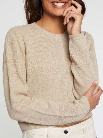 Cardigan en cachemire - Sable