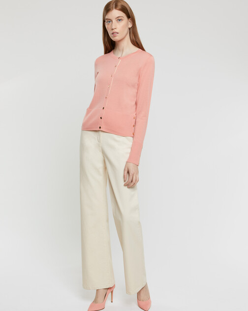 Cardigan en mérinos