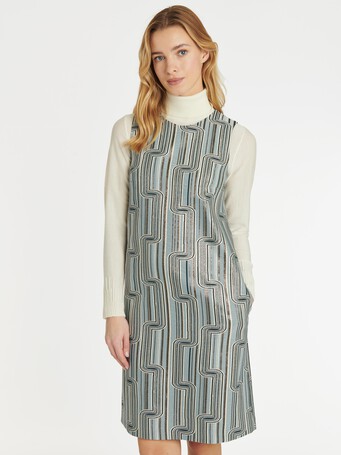 WOVEN DRESS - Glacier