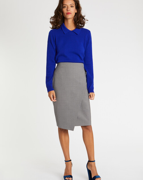 Pull polo en cachemire