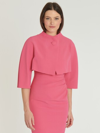 WOVEN SUIT JACKET - Pink