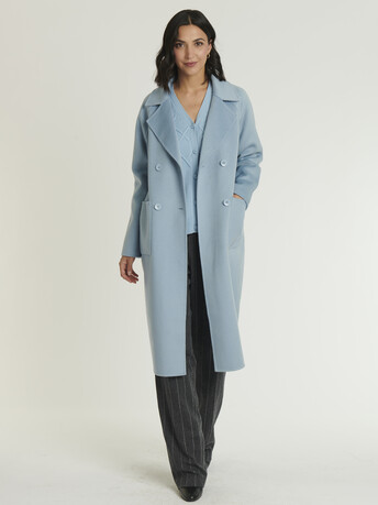 WOVEN COAT - Glacier