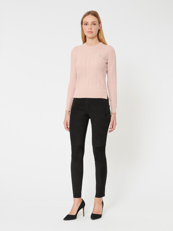 Wool and cashmere sweater - Rose pale