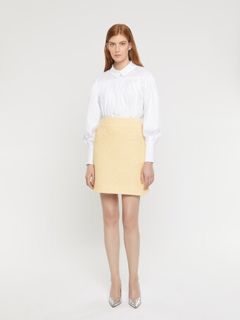 Tweed mini skirt - Soleil