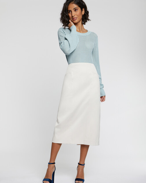 Pull en maille ajourée