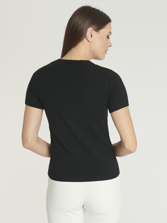 KNITTED SWEATER - Noir