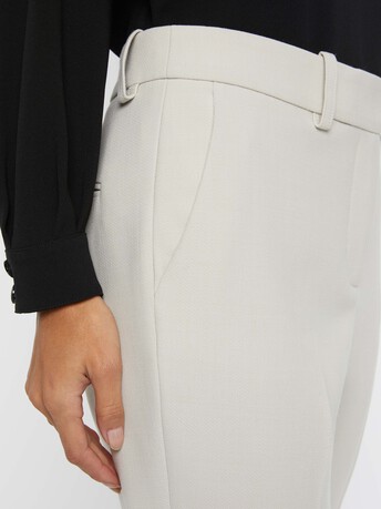 Pantalon cigarette en tricotine stretch - Pierre