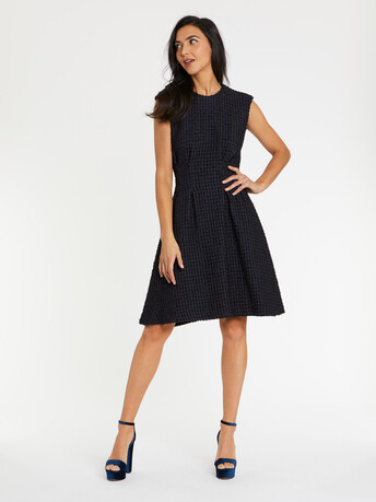 ROBE - Noir / marine