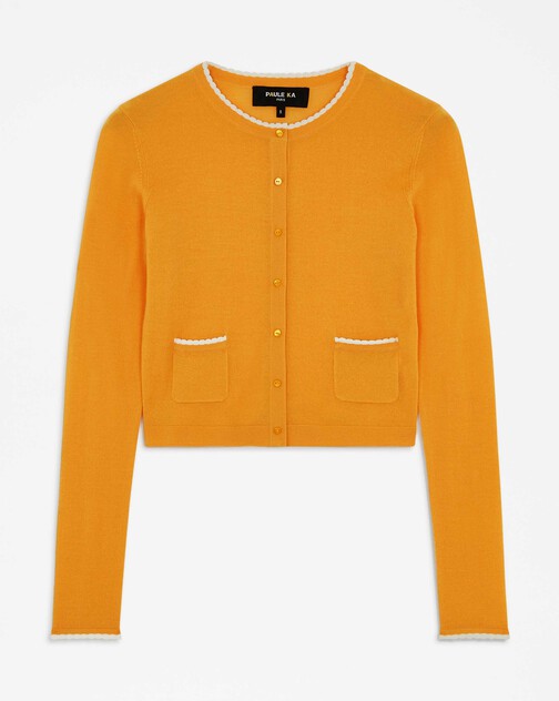 Merino wool cardigan